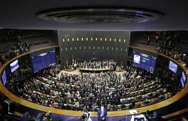 Plenário da Câmara dos Deputados em Brasília