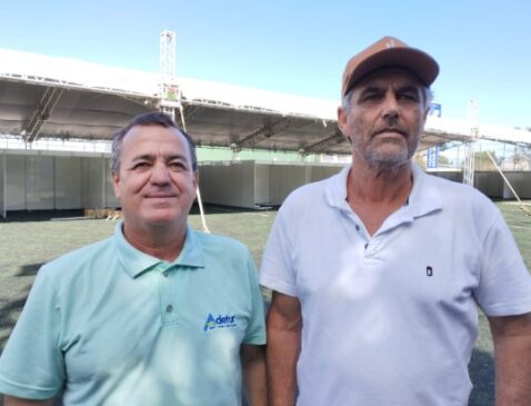 Cimar Guizzani organizador do evento e Renilto Correia, pres. Sindicato Rural de São Mateus