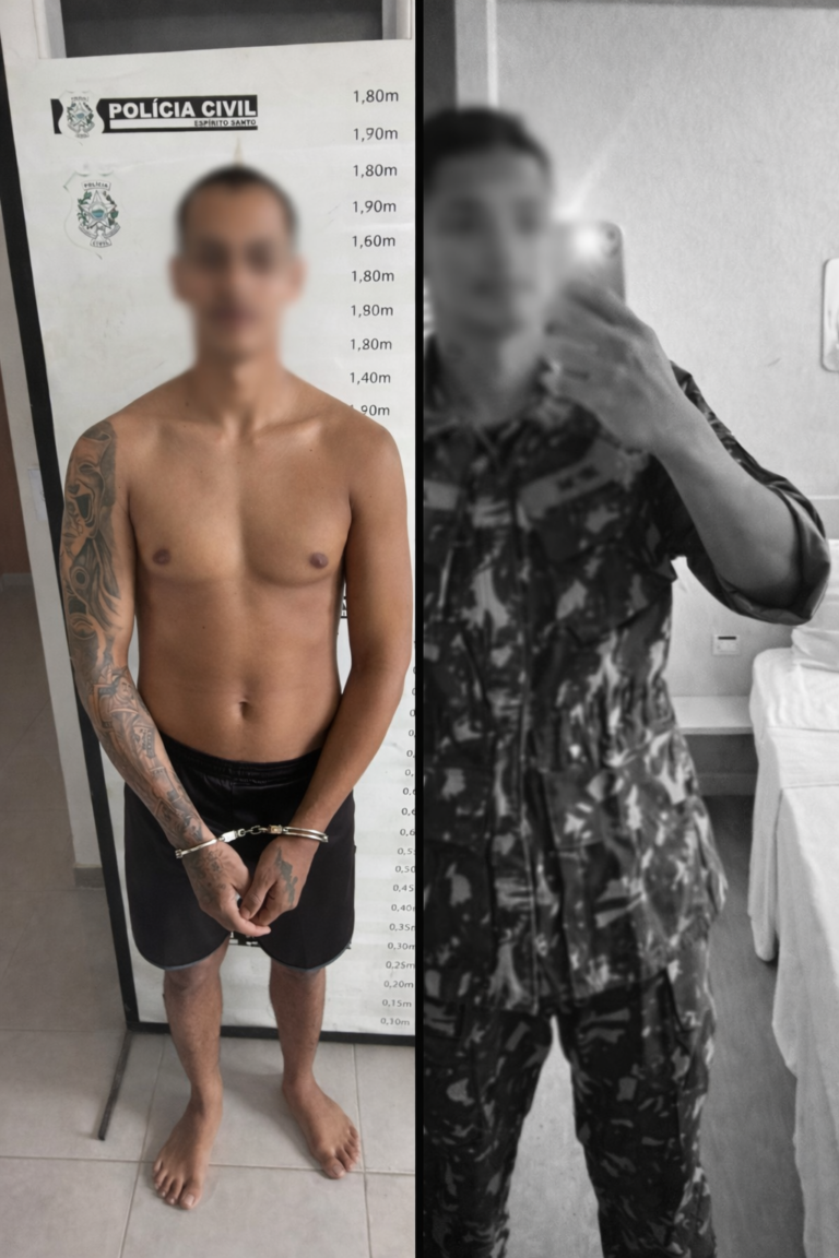 Suspeitos com rostos borrados