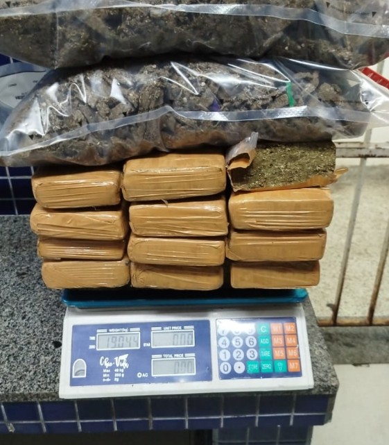 Maconha apreendida em Vila Velha